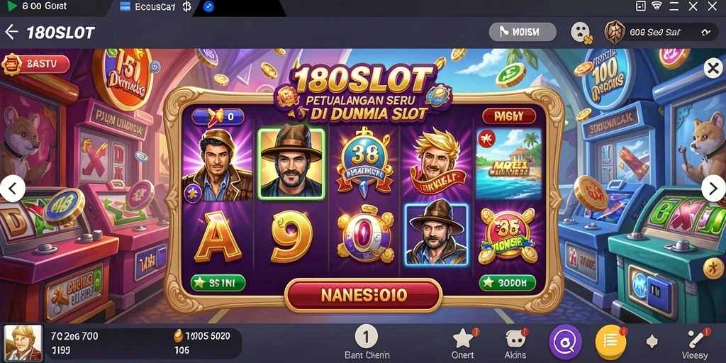 Screenshot gameplay 180SLOT menampilkan petualangan seru dan grafik menakjubkan.
