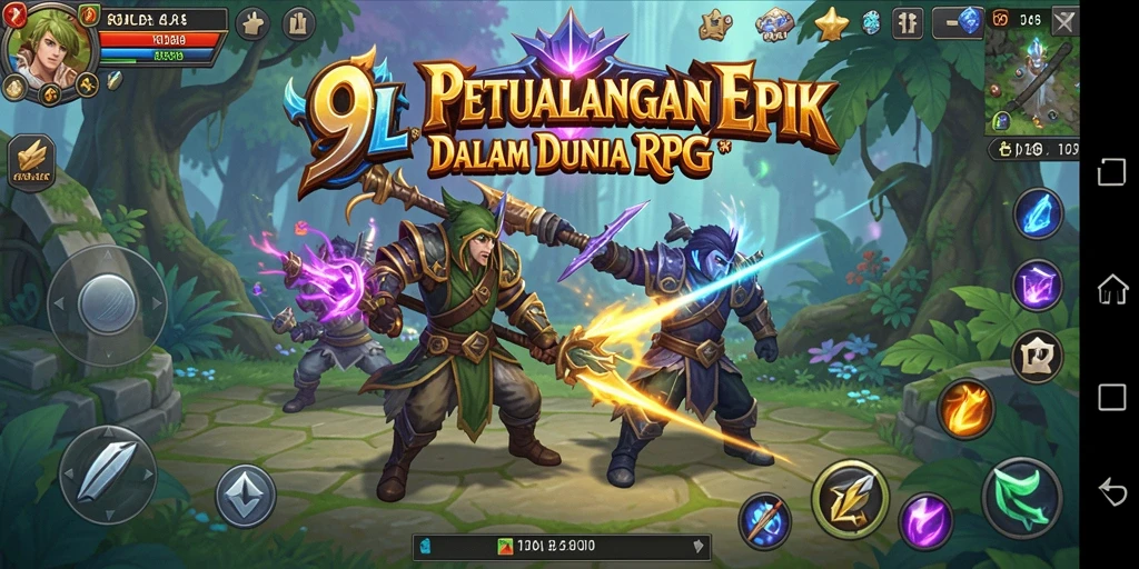 Tampilan gameplay menakjubkan di 9SL dengan aksi RPG mendebarkan.