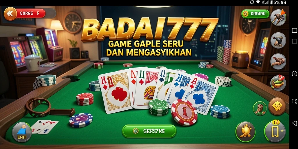 Tampilan gameplay Gaple yang seru dan interaktif.