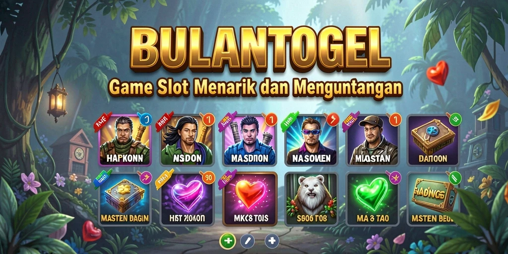 Screenshot gameplay BULANTOGEL menunjukkan keseruan permainan Slot yang menghibur.