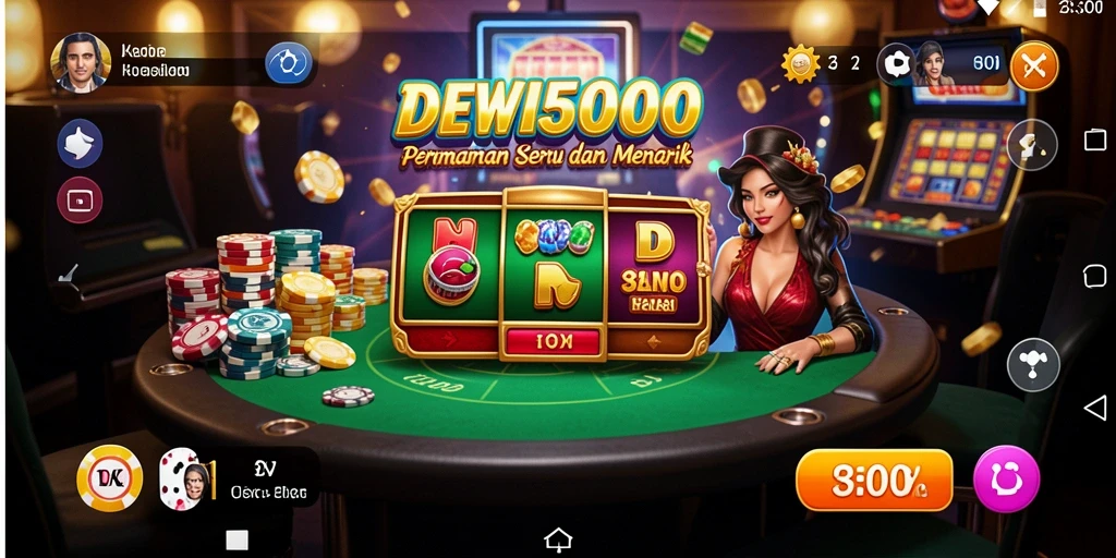 Tampilan gameplay seru di DEWI5000 dengan grafis menawan.