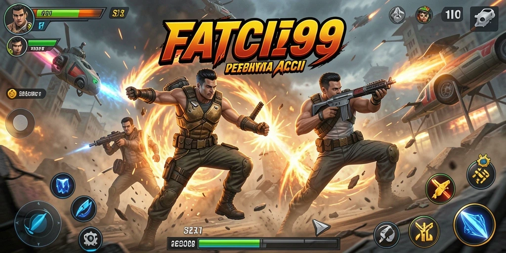 Tangkapan layar gameplay FATCI99 yang mendebarkan dan penuh aksi.