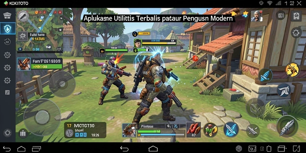 Tampilan antarmuka pengguna KOKITOTO yang intuitif dan modern.