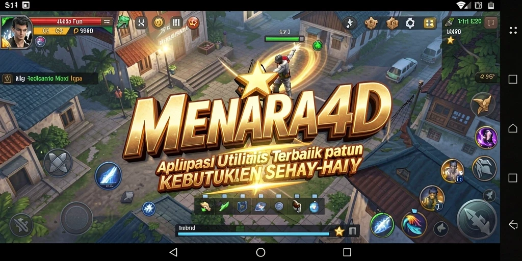 Tampilan antarmuka utama MENARA4D yang sederhana dan fungsional.