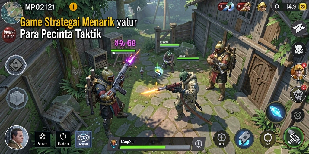 Tampilan gameplay MPO2121 yang menegangkan dan strategis.