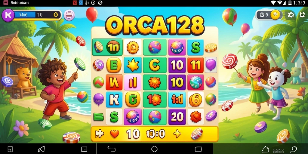 Tangkapan layar gameplay menarik dari <strong>ORCA128</strong> yang menunjukkan suasana Bingo.