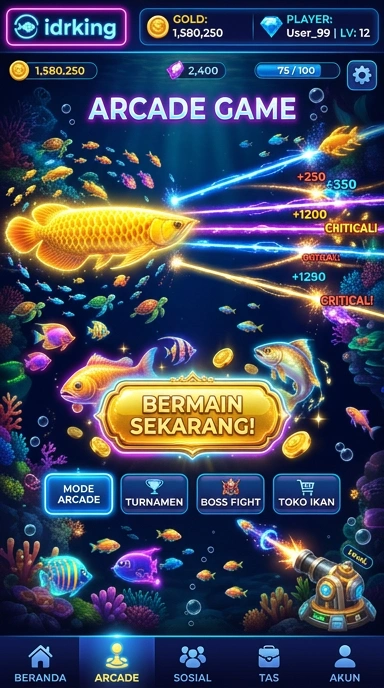 Tampilan halaman utama idrking dengan berbagai aplikasi terpopuler.